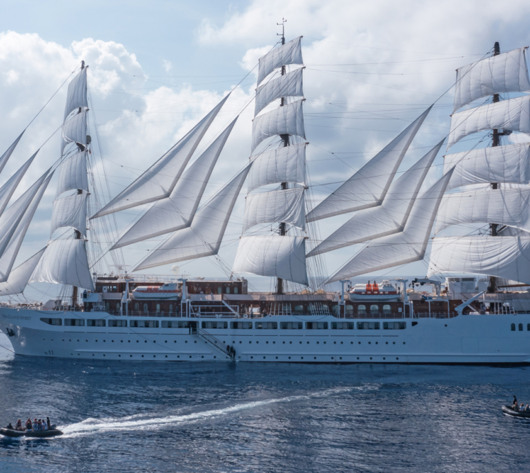 A bordo del Sea Cloud Spirit, el exclusivo velero construido en Vigo que reivindica la vieja llamada del mar