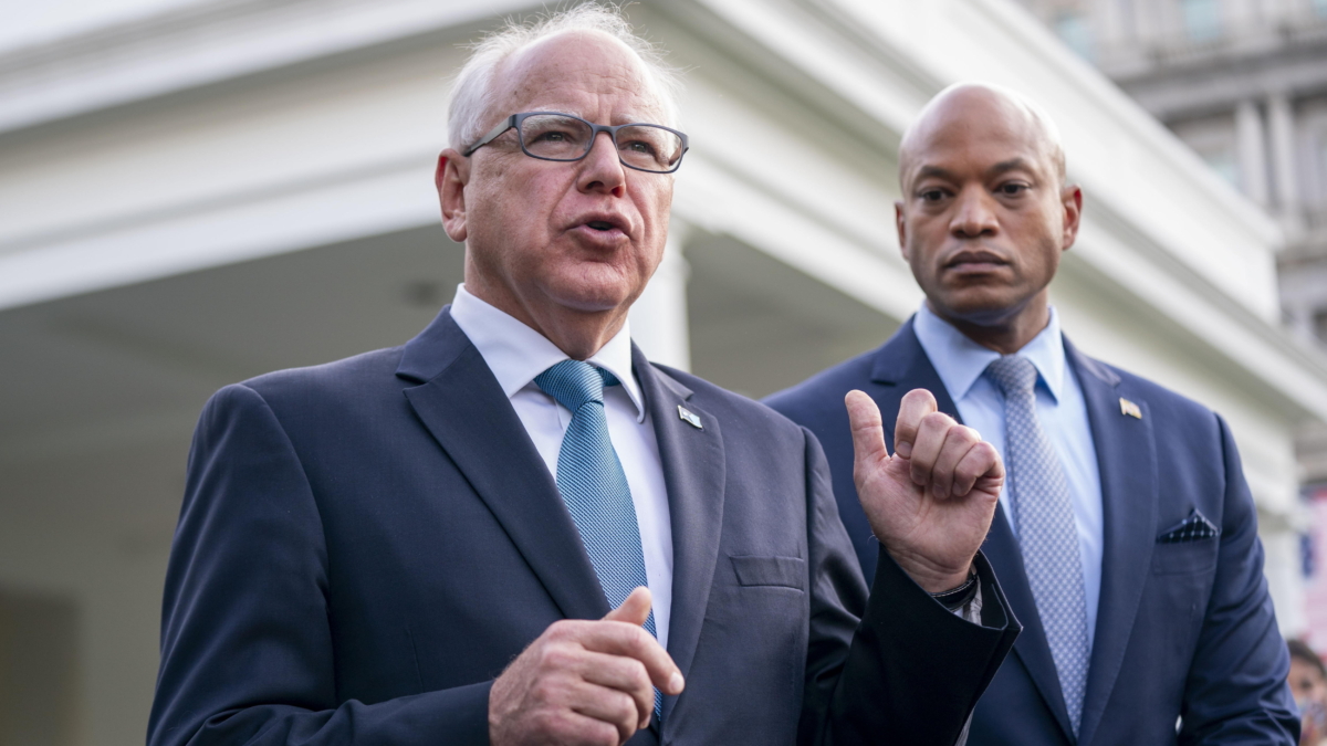 Tim Walz, gobernador de Minnesota, compañero de ticket de Kamala Harris