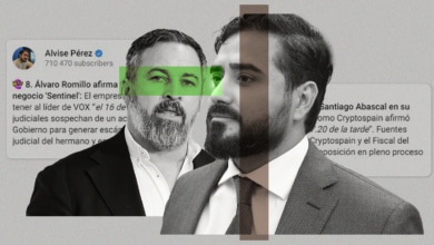 Abascal vs. Alvise: la querella de Vox arrastra al terreno personal el choque por capitalizar el descontento social