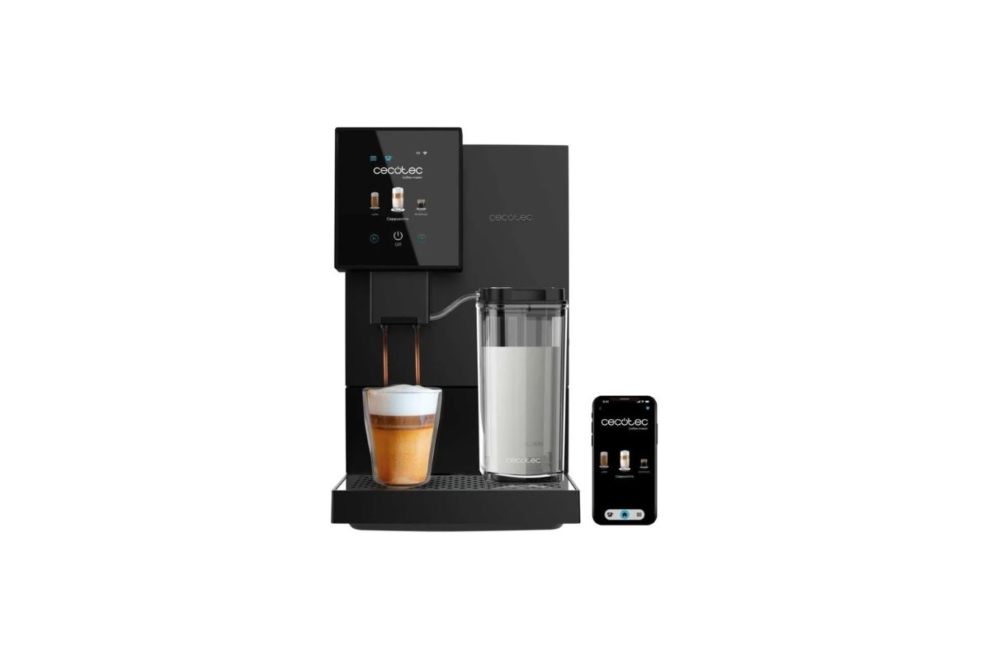 Cafetera superautomática Cecotec Cremmaet Compactccino Connected Black