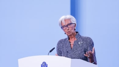 Lagarde presume ante el FMI de estrategia indolora: "La desinflación ha llegado con un bajo coste para el empleo"