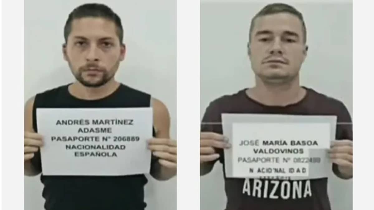 Captura de los dos españoles detenidos en Venezuela