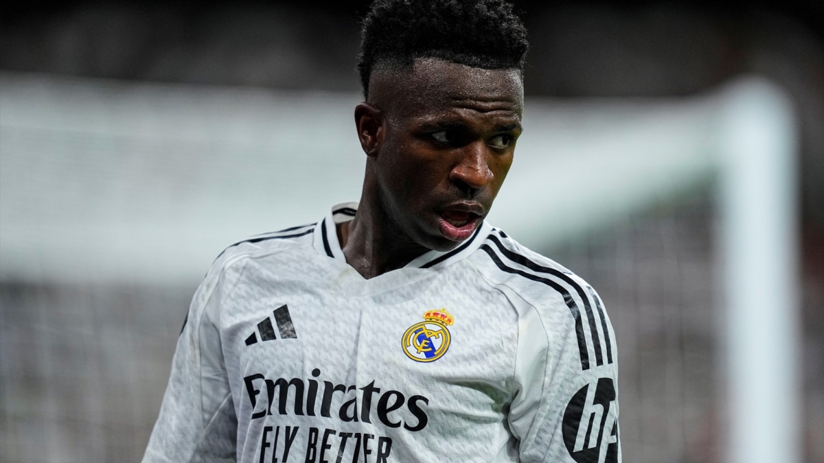 Vinicius Junior, durante un partido con el Real Madrid