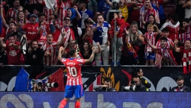 La Policía intervino una navaja entre los ultras del Atlético de Madrid en el derbi