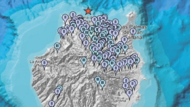 Un terremoto de magnitud 3,8 sacude Gran Canaria