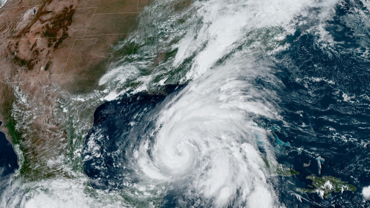 Vida satélite del huracán Helene