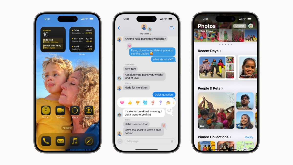 iOS 18, el nuevo sistema operativo de Apple, incluye mejoras de comunicación, personalización y una IA propia de la compañía