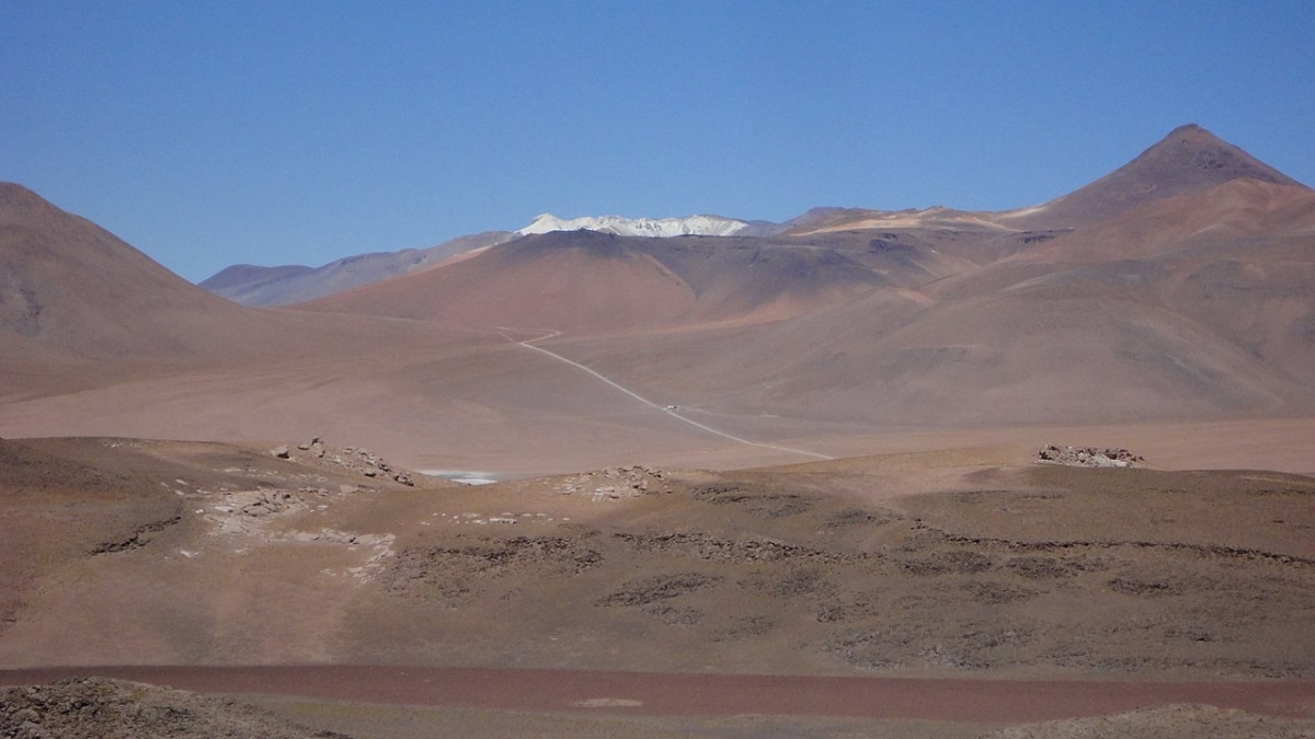 Volcán El Laco, en Chile