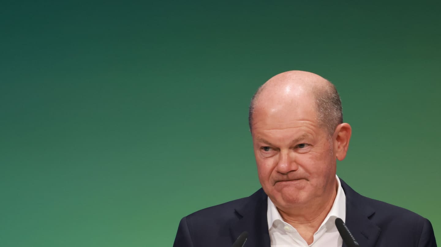 El canciller federal alemán, el socialdemócrata Olaf Scholz, en Berlín.