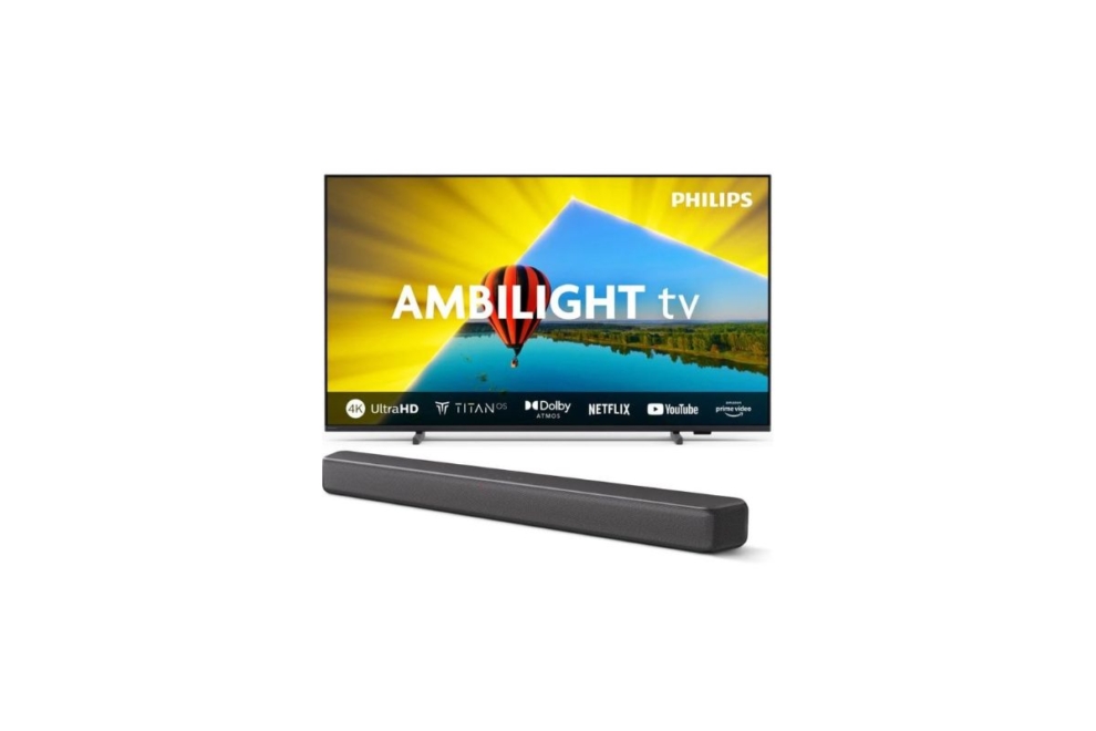 Smart TV Philips + barra de sonido