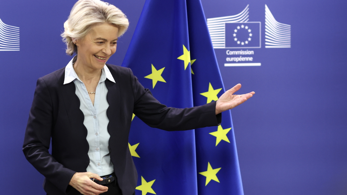 La presidenta de la Comisión Europea, Ursula Von der Leyen