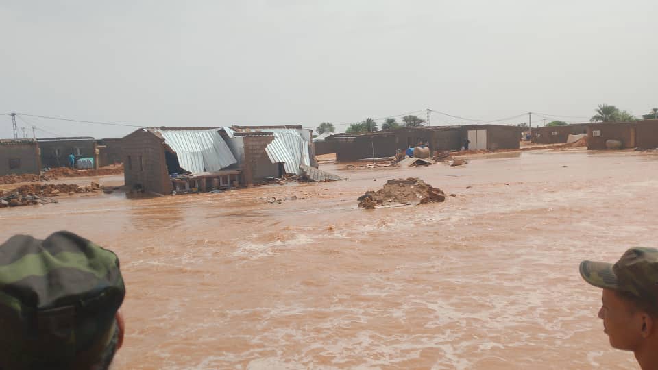 Las lluvias torrenciales provocan graves daños en los campamentos de refugiados saharauis