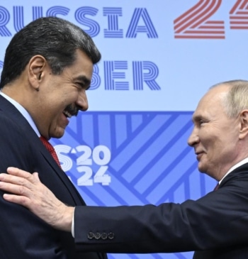 Nicolás Maduro y Vladimir Putin en la cubre .