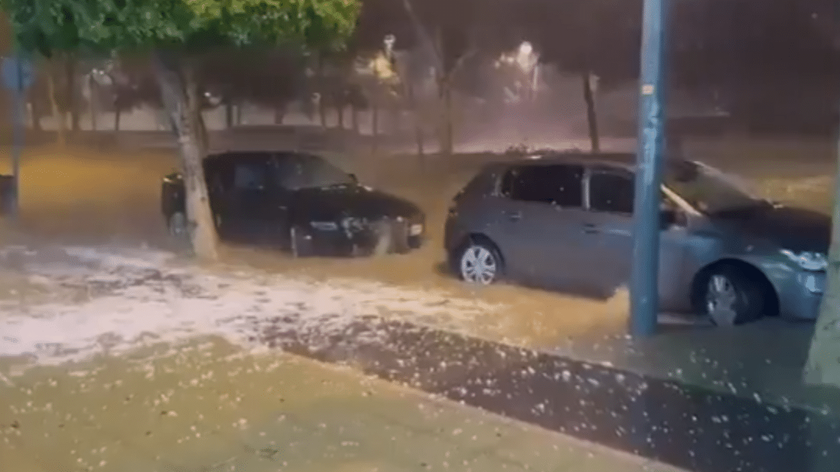 Tormenta en El Ejido.