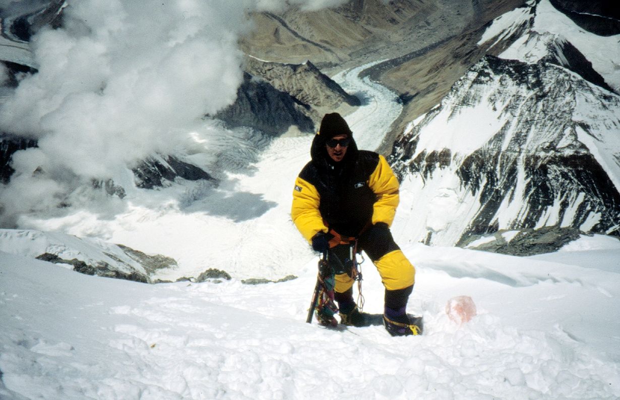 Chus Lago en el Everest