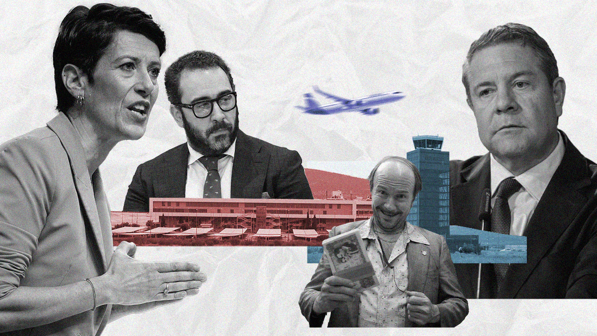 Ilustración sobre La chapuza histórica del aeropuerto de Ciudad Real: de Torrente al caso 'Koldo'