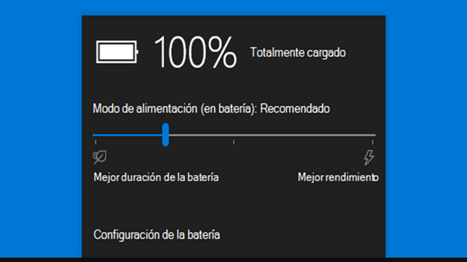 Activa el ahorro de energía de Windows 