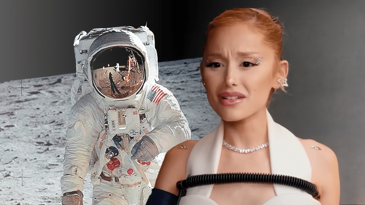 Ariana Grande duda sobre la llegada a la luna.