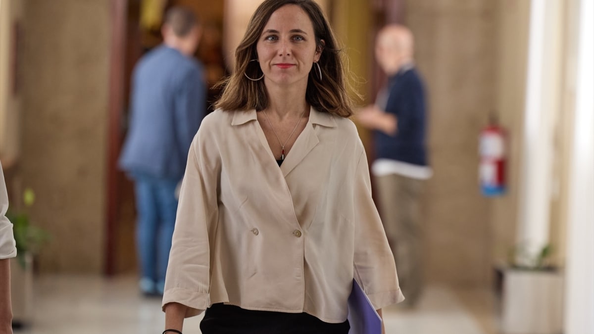 La secretaria general de Podemos, Ione Belarra, llega a la Junta de Portavoces en el Congreso, este martes