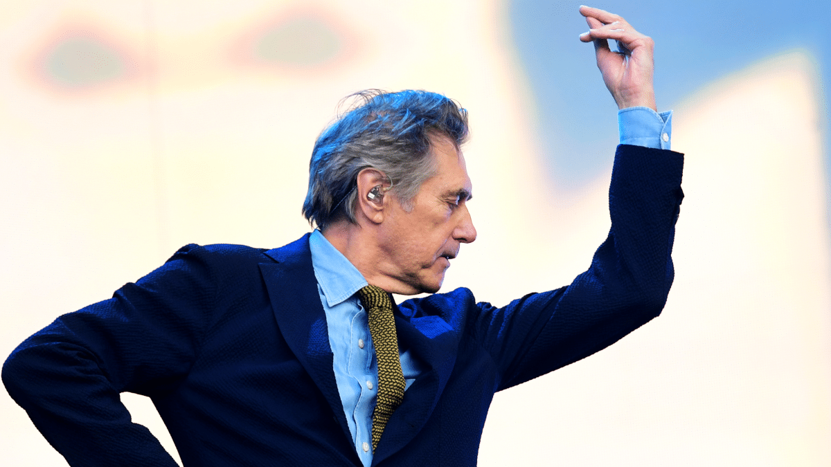 Bryan Ferry, durante un concierto en el Hyde Park de Londres en 2019