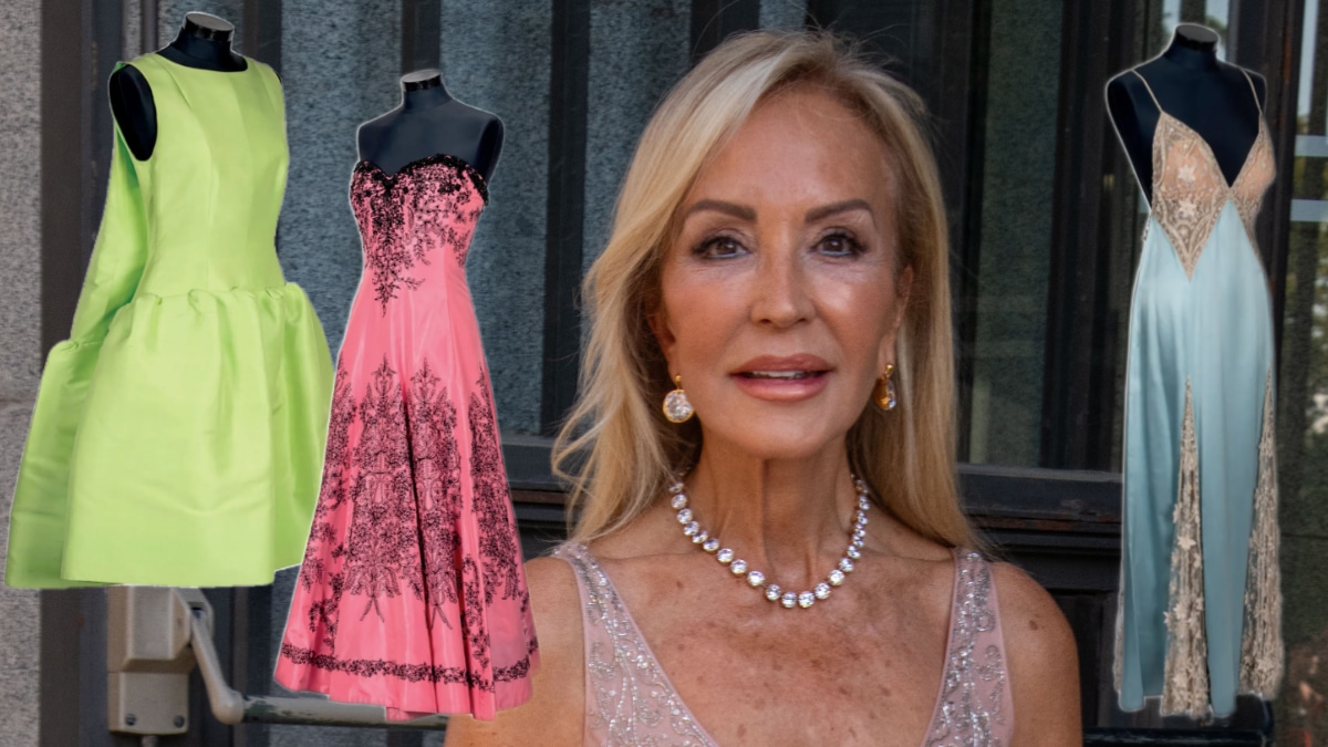 Carmen Lomana ha vendido diez de sus vestidos más preciados a la colección del Ministerio de Cultura.