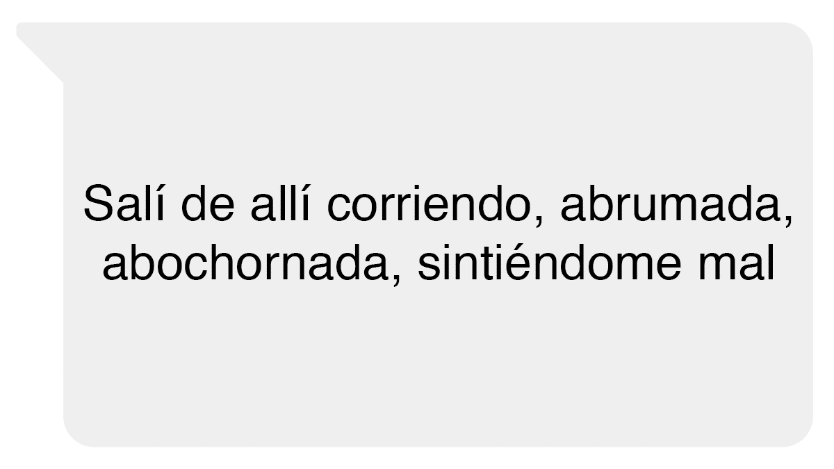 Fragmento de una de las denuncias que ha publicado Cristina Fallarás.