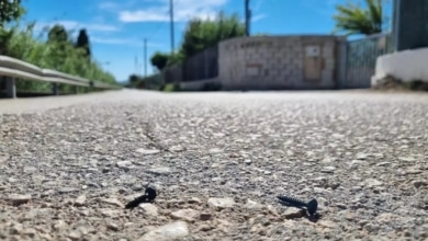 Clavos en la carretera, el nuevo problema en España