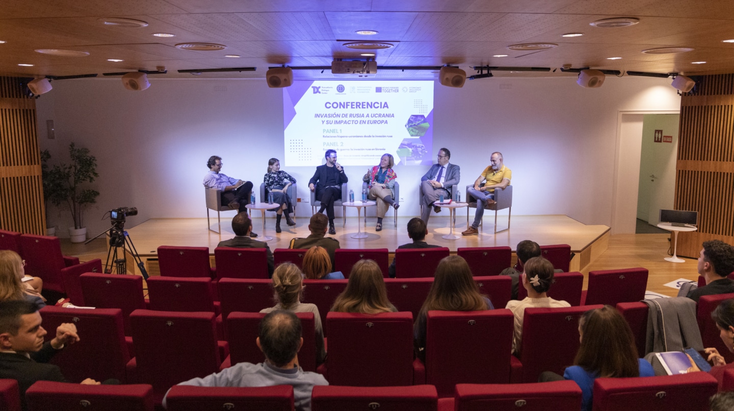 Los participantes en la Conferencia sobre la Invasión de Rusia a Ucrania y su impacto en Europa