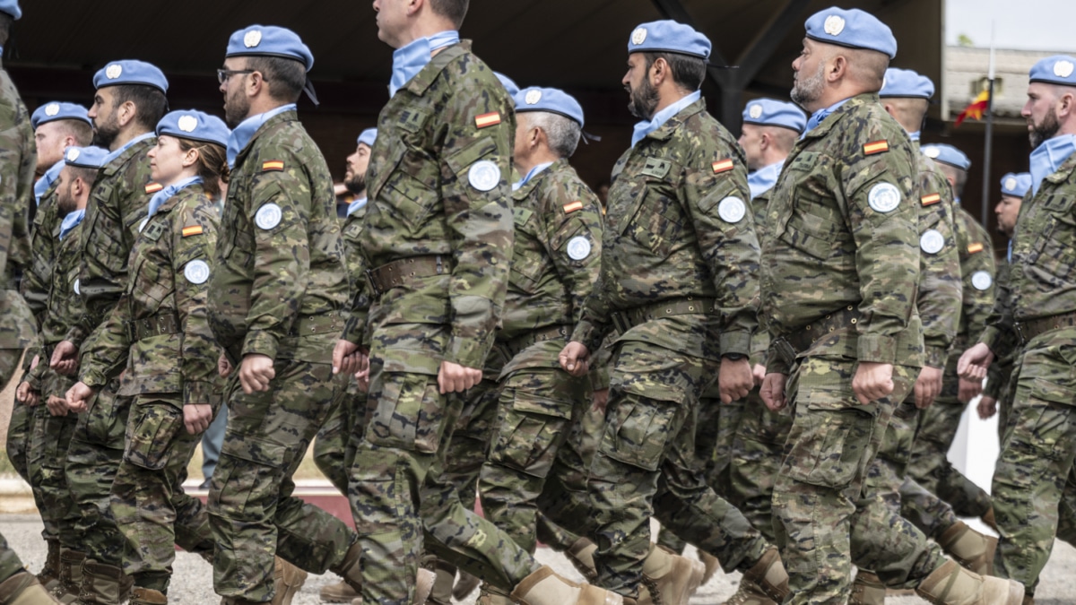 Militares de la Brigada de Aragón dentro del contingente ‘Libre hidalgo XLI’ como fuerza provisional de las Naciones Unidas en el sur del Líbano (UNIFIL).