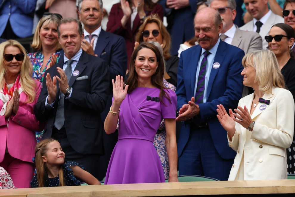 La princesa Kate durante su última aparición en Wimbledon. 