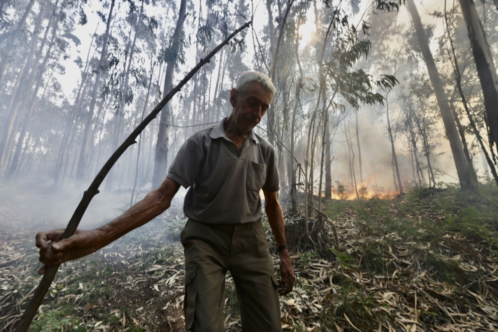 Oleada de incendios en el norte de Portugal en septiembre de 2024.