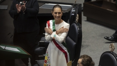 Sheinbaum aprovecha su toma de posesión para resaltar la grandeza de México antes de la invasión de los españoles