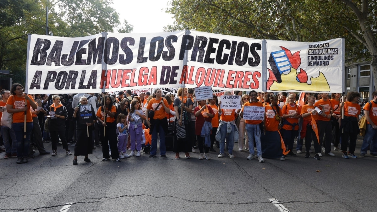 Manifestación de Sindicato de Inquilinas