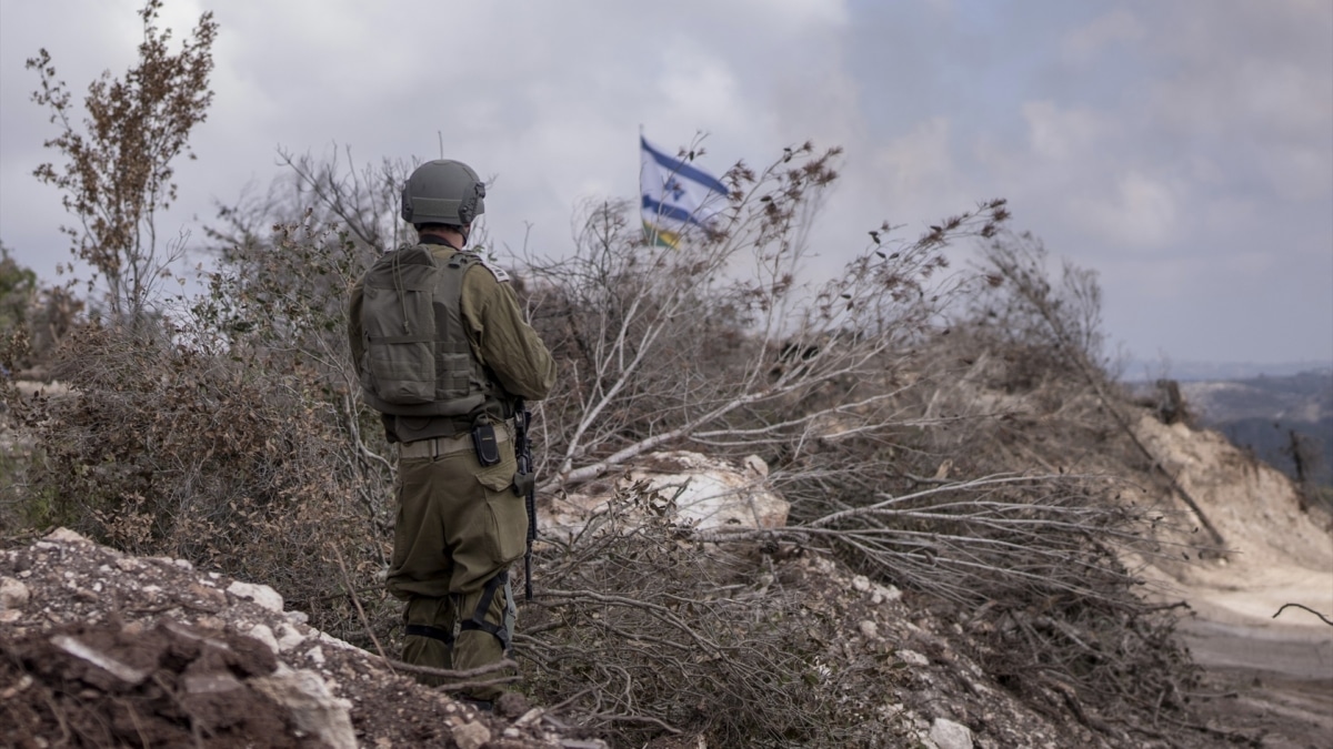 Un soldado israelí, en el sur del Líbano.