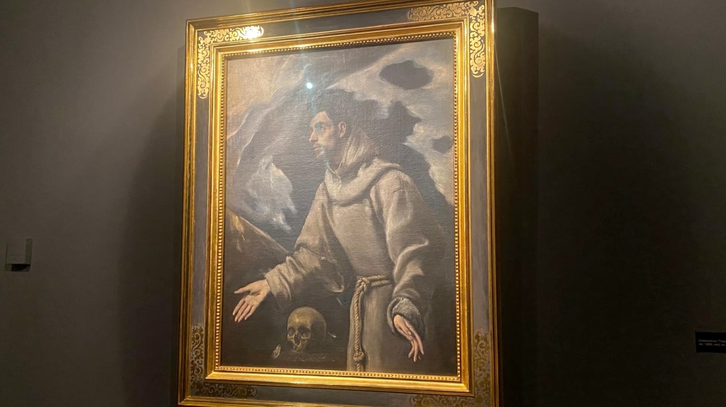 El Éxtasis de San Francisco de Asís, de el Greco, en el Museo Diocesano de Siedlce