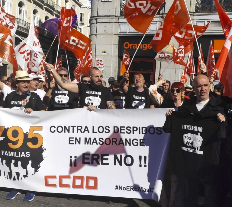 Los sindicatos de Masorange convocan una huelga contra el ERE