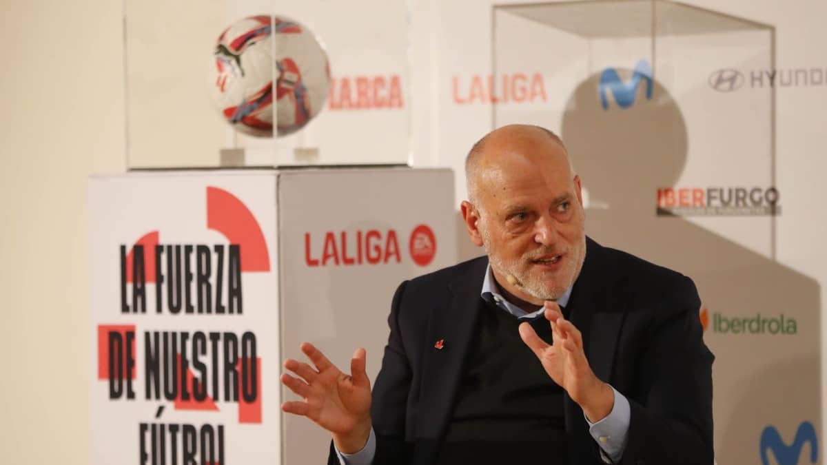 Javier Tebas asegura sobre el fraude audiovisual que "Google está ganando dinero con un delito"