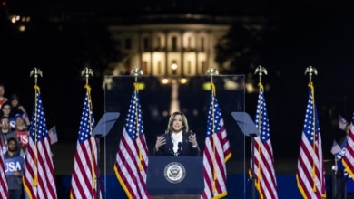 Kamala Harris marca perfil presidencial en el lugar donde el "tirano de pacotilla" de Trump instó al asalto al Capitolio