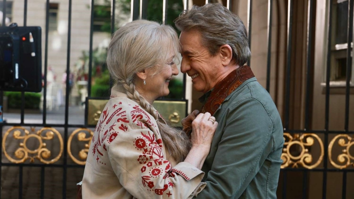 Meryl Streep y Martin Short, en un fotograma de 'Solo asesinatos en el edificio'.