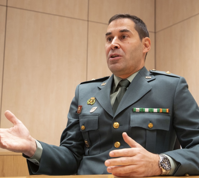 Miguel Ángel Abad, Comandante de la Guardia Civil: "Seguimos trabajando en el proyecto para tener agentes virtuales"