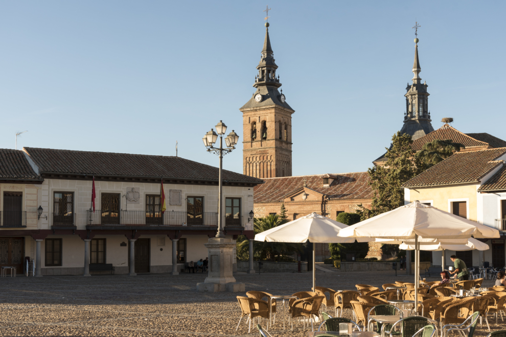 La plaza de Segovia es un lugar ideal para disfrutar del buen vino de Navalcarnero