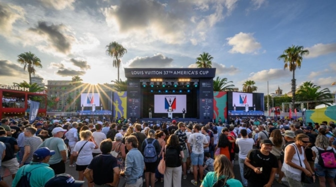 El Race Village de la Louis Vuitton 37ª America's Cup, el punto de encuentro para residentes extranjeros y visitantes