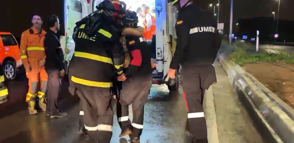 Labores de rescate de la UME en Valencia.