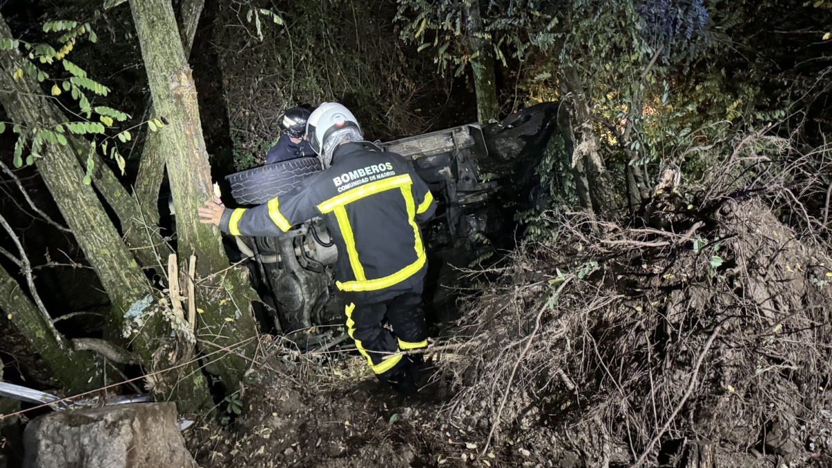 Motorista accidente El Escorial