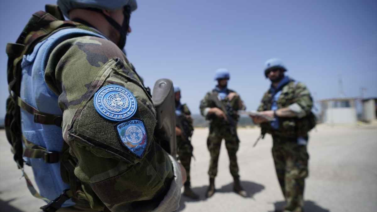 Cascos azules de la UNIFIL en el Líbano.