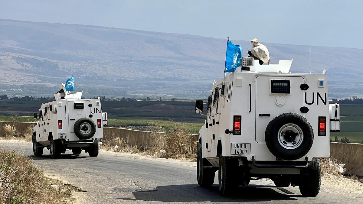 Vehículos de Unifil.