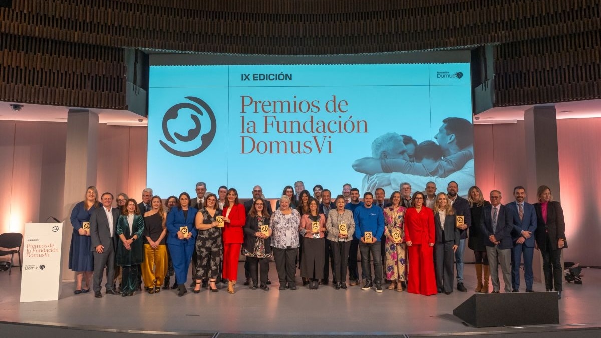 La Fundación DomusVi premia a entidades comprometidas socialmente y a Gemma Cuervo por su trayectoria profesional