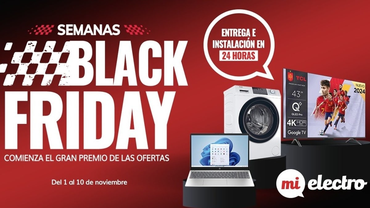 Cuatro imprescindibles en tecnología y electrodomésticos que no te puedes perder del Black Friday de Mi Electro