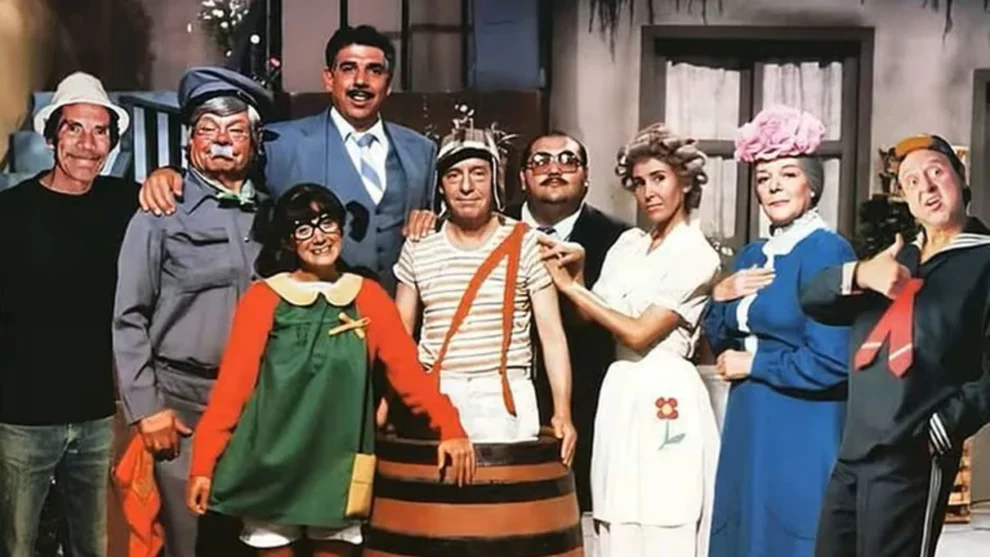 El equipo de 'El chavo del 8'.