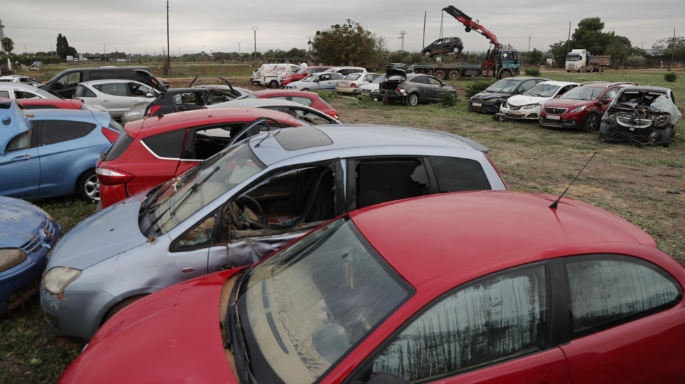 Adónde van a parar los coches siniestrados por la DANA